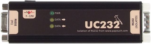 UC232 - Isolator for RS232