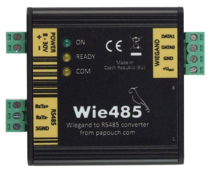 Wie485 - Wiegand converter to RS485 - PIMZOS.COM