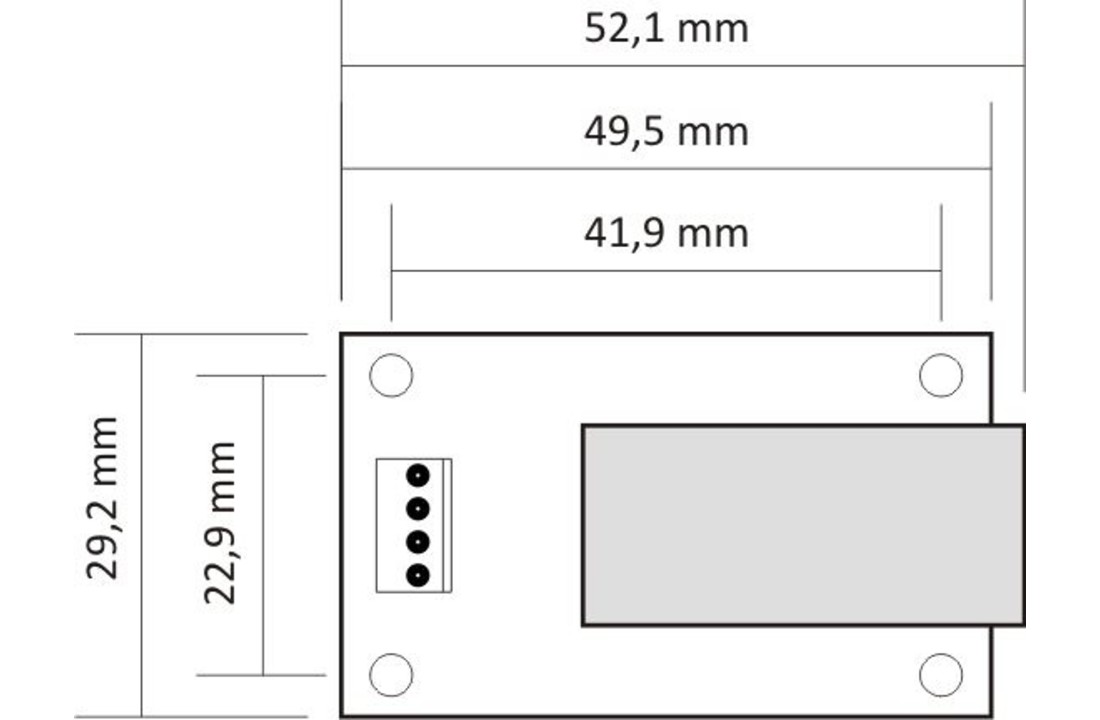 GNOME232TTL - LAN to RS232 converter (TTL levels)