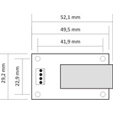 GNOME232TTL - LAN naar RS232 converter (TTL-niveaus)