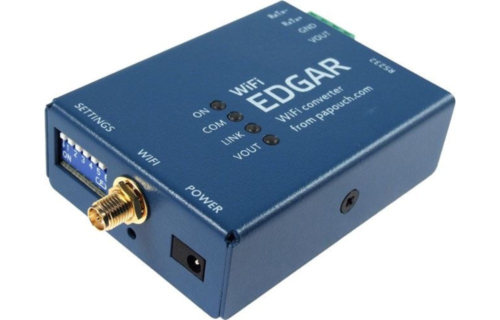 EDGAR WiFi: WiFi naar RS232- of RS485-converter