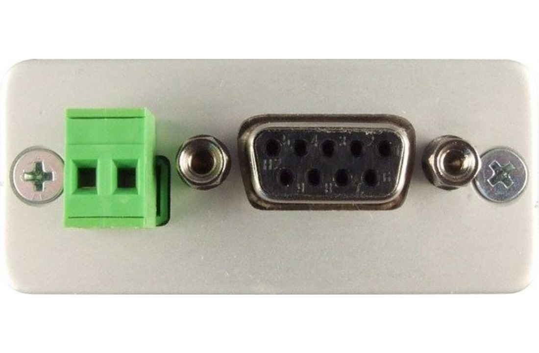 UC485S: RS232 naar RS485 / RS422 lijnomvormer - aansluitklemmen