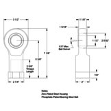 GOD01749 Rod End Bearing 1 1/2-12