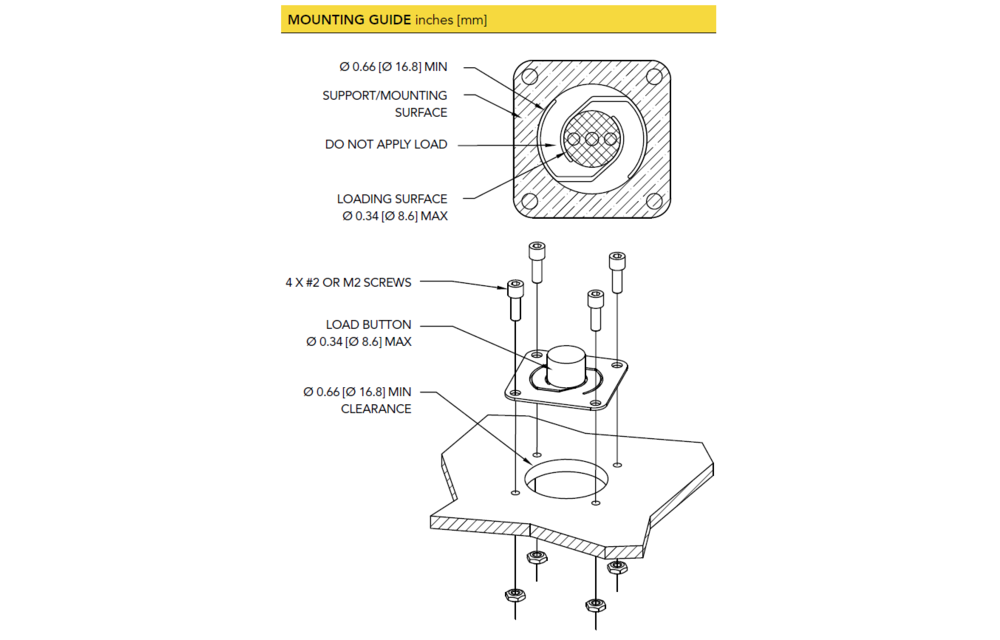 FFP350 Flat Plate Force Sensor
