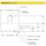 LLB210 Miniature Threaded Load Button