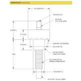 Miniature Threaded Load Button