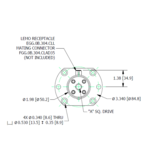 TDF400 Flange-to-Square-Drive Torque Sensor