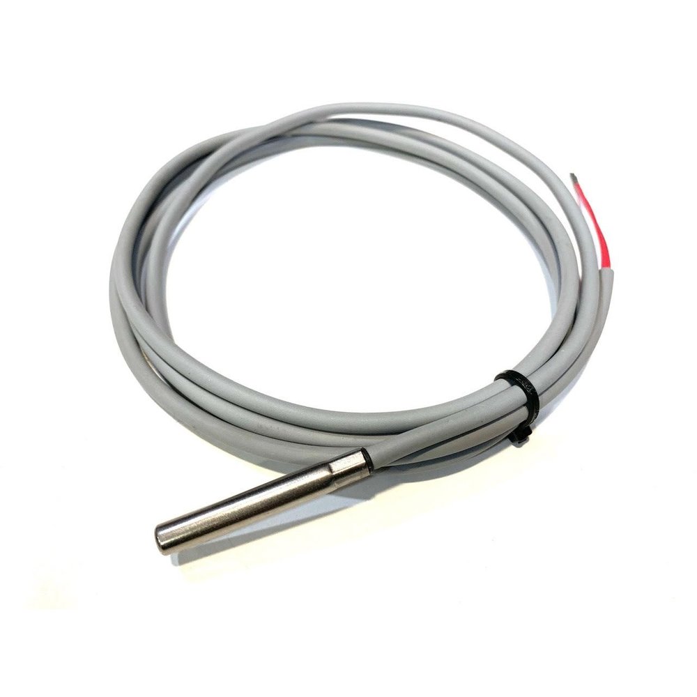 PT1000/2wire Low Cost Temperatuur Sensor, 1,5m Silicone Cable