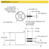 MBA500 Torque and Thrust Biaxial Sensor