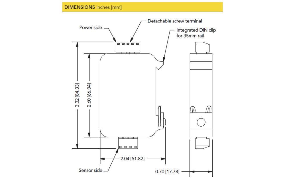IAA200 - 4-20mA Output Load Cell Amplifier