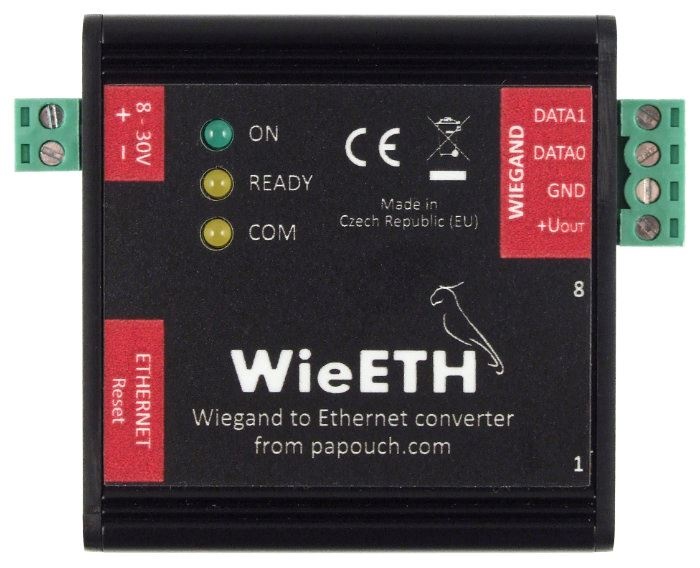 WieETH: Bidirectional converter Ethernet – Wiegand