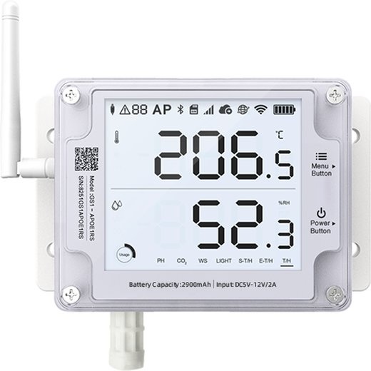 UbiBot GS1-A Cloud-based WiFi Temperature Sensor, Wireless Temperature and Humidity Monitor