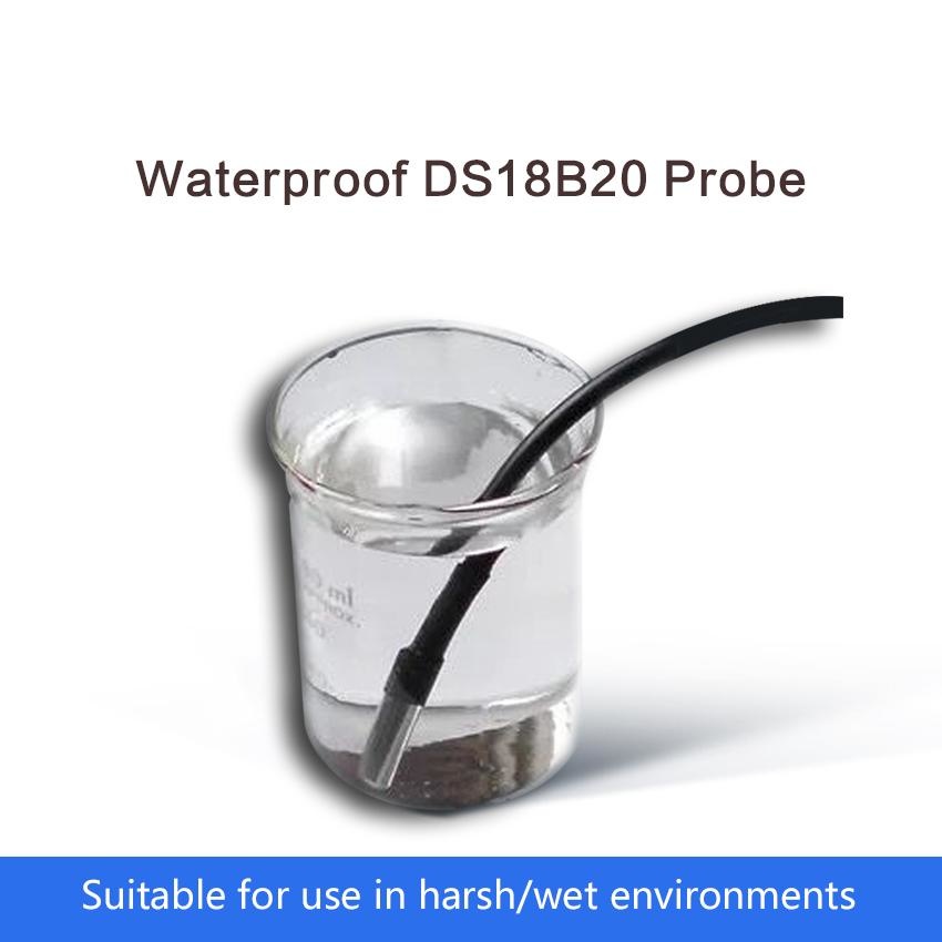 Temperature Probe DS18B20-3 meter Round cable - USB
