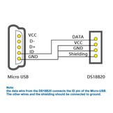 Temperature Probe 3 meter for WS1 and WS1 Pro - USB