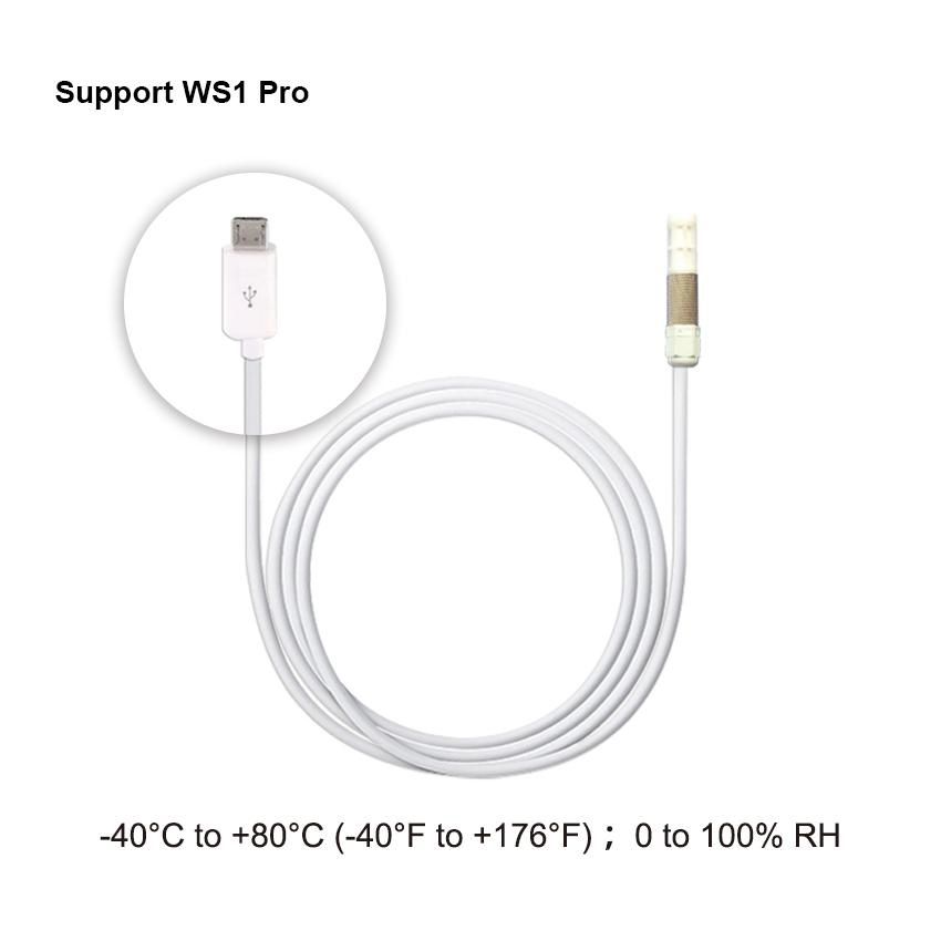 Temperature & Humidity Probe - Micro USB for WS1 Pro