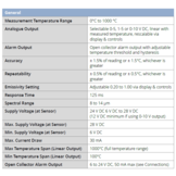 PyroSigma miniatuur pyrometer met ingebouwd display