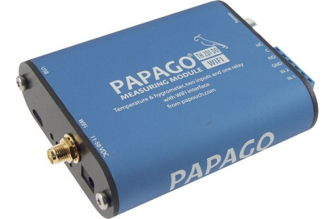 Papago TH 2DI DO WiFi Omgevingsmonitor