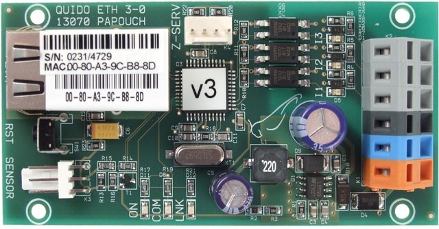 Quido ETH 3/0 with 3 inputs and thermometer