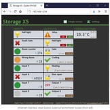 Quido ETH 3/0 with 3 inputs and thermometer