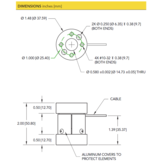 TFF350 OEM Flange-to-Flange Reaction Torque Sensor