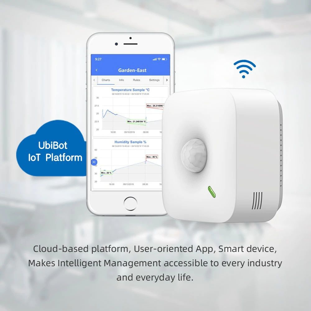UBIBOT Motion Sensor MS1 met WiFi
