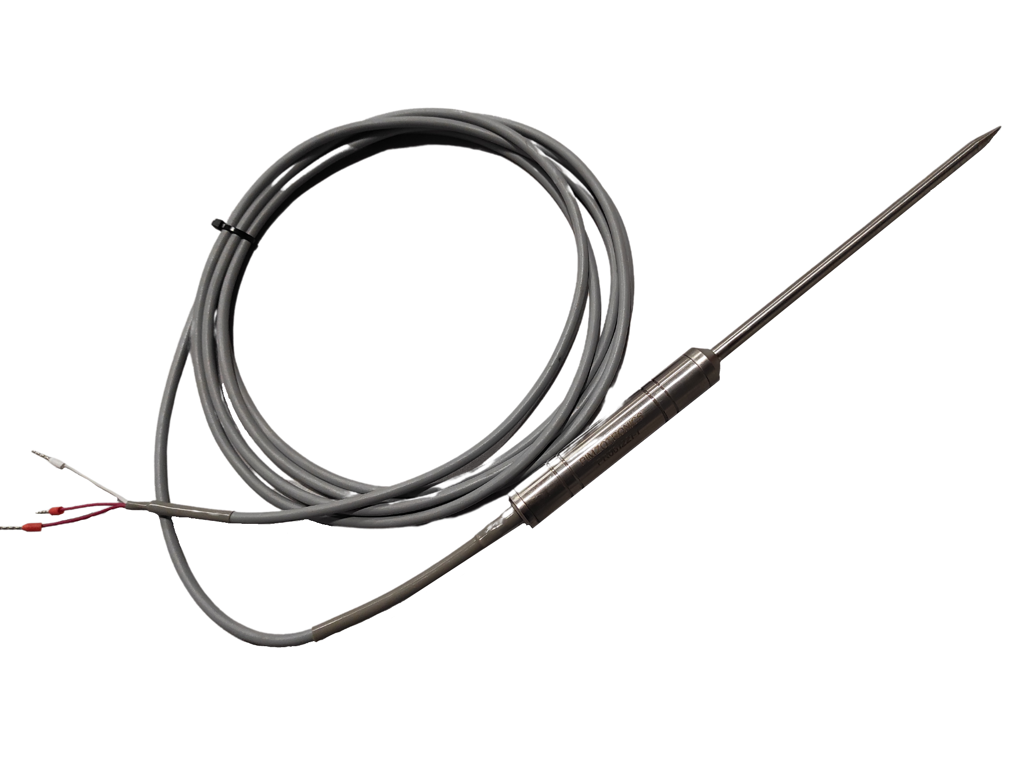 Pt100 Food Penetration Probe 6 x 145mm, Stainless Steel Handle