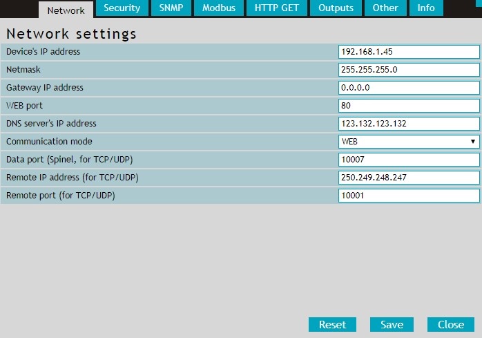 DA2ETH - DA-omvormer met 2 spannings- of stroomuitgangen met Ethernet