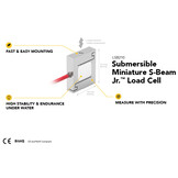 LSB210 Submersible Miniature S-Beam Jr. Load Cell