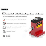TRS705 - 5VDC - Shaft - Rotary Torque Sensor + Encoder, 1 Nm to 1000 Nm