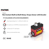 TRS605 - 5VDC - Shaft - Rotary Torque Sensor + Encoder, 1 Nm to 1000 Nm