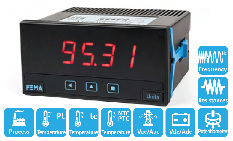 C40-D-U - Universele Paneelmeter