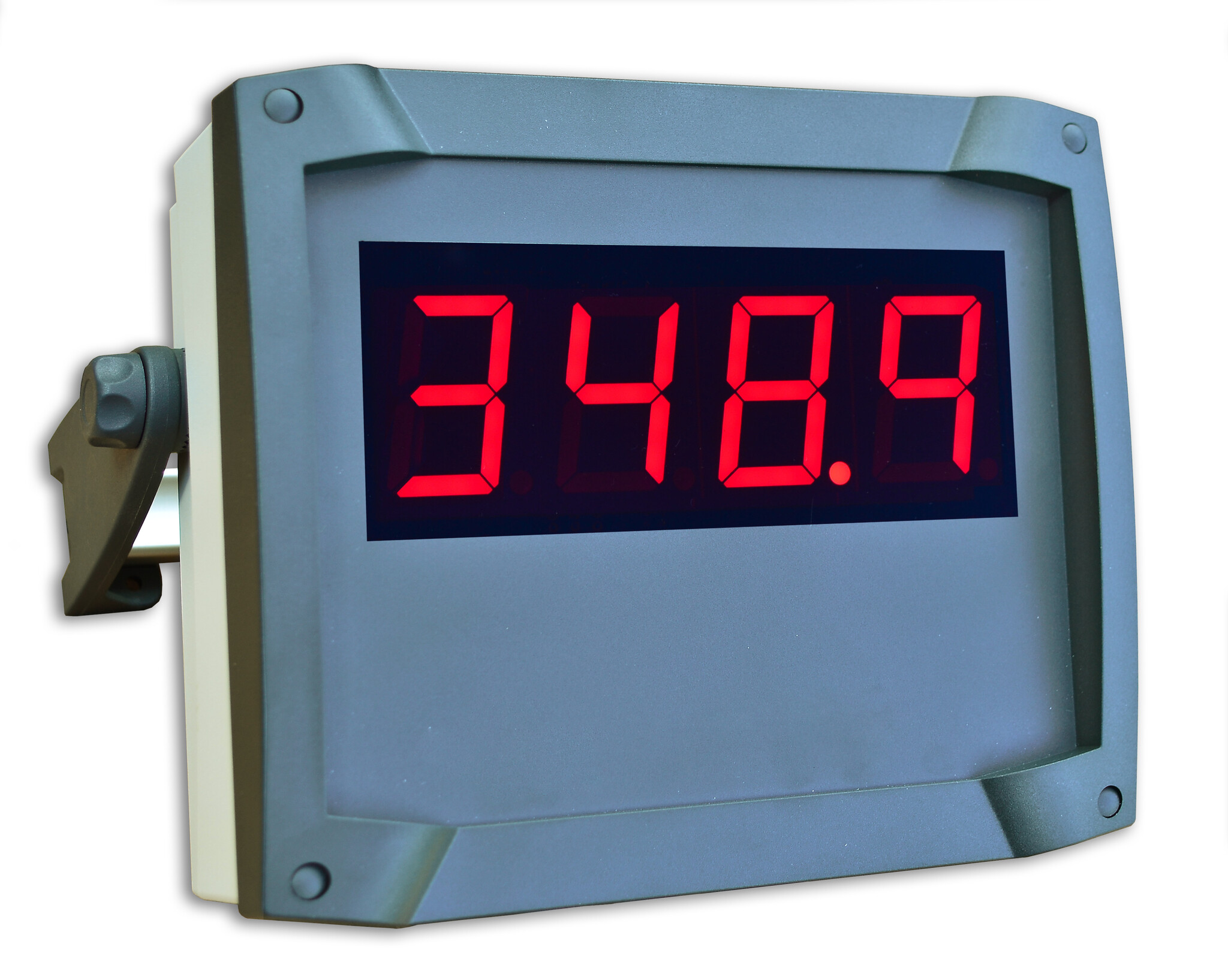 Large Display for PT100, NTC, PTC,  0-10V, 4-20mA + Analog Output + Alarm Relais