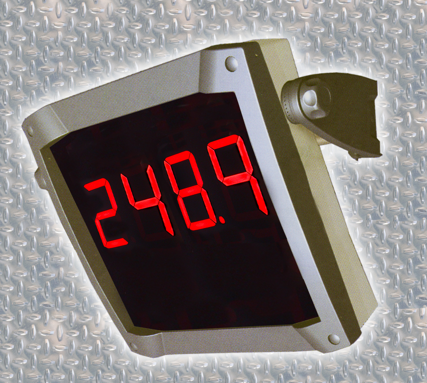 Large Display for PT100, NTC, PTC, 0-10V, 4-20mA + Analog Output + Alarm Relais