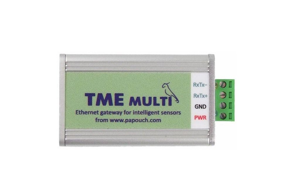 TME Multi, temperatuur en vochtigheid via Ethernet