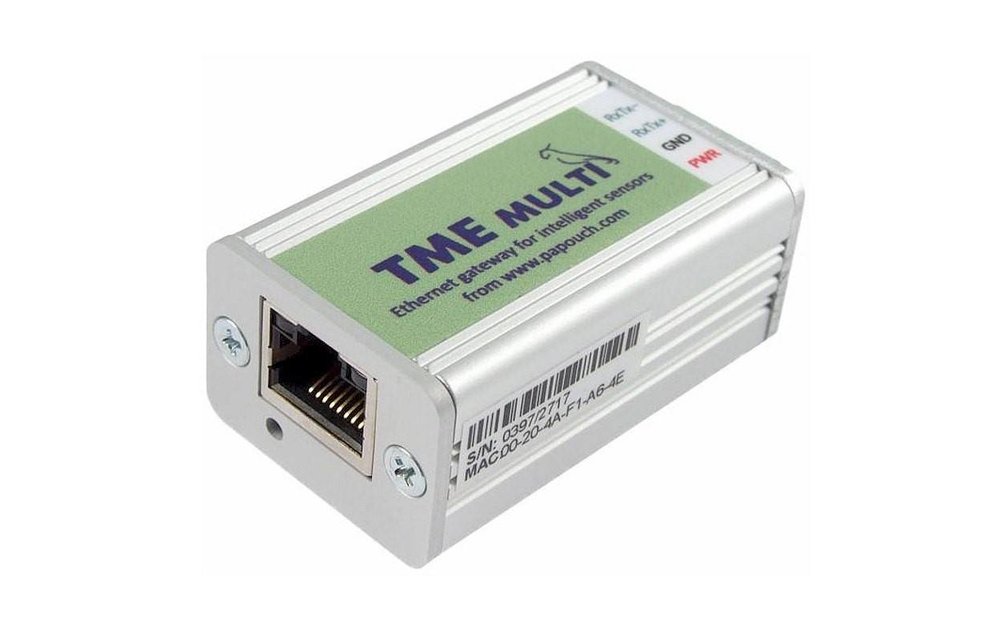 TME Multi, temperatuur en vochtigheid via Ethernet