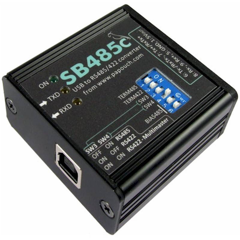 SB485C - USB to RS485/RS422 isolated converter with D-SUB 9M connector 