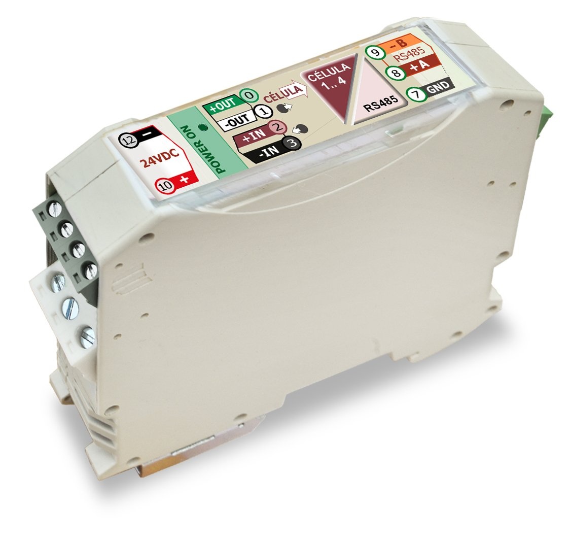 PIMZOS Loadcell Amplifier with ouptut RS485 Modbus