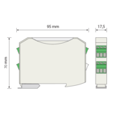 Isolator / Converter Universal Input mV to 1000V and 4-20mA, Output 4-20mA / ±10V
