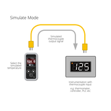 Excelog One - Miniatuur handheld thermokoppel datalogger en simulator