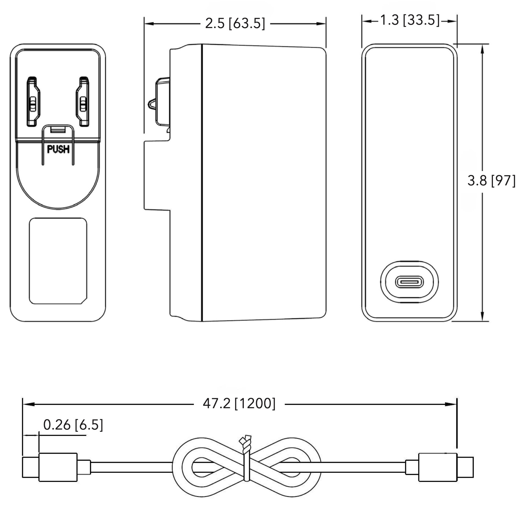 APA400 - FSH04926 USB-C AC Power Adapter Kit