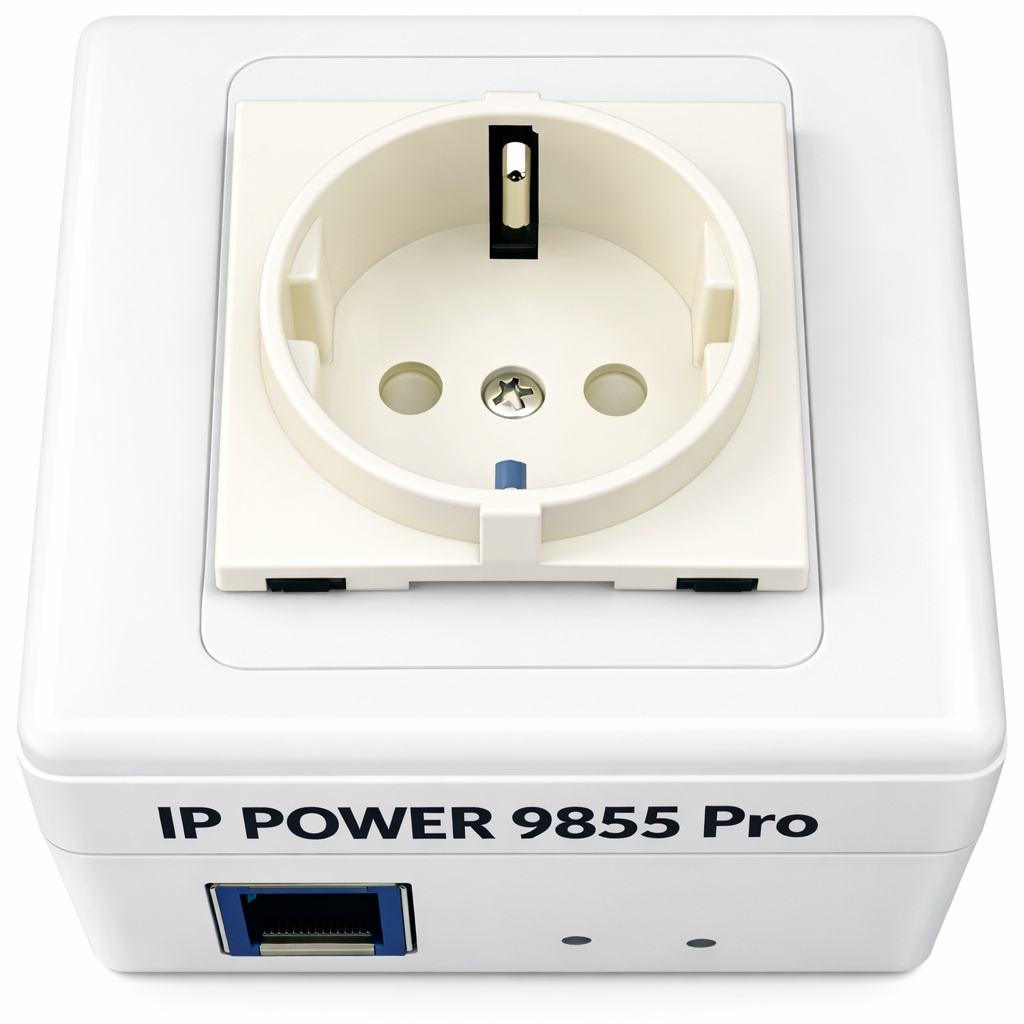 AVIOSYS 9855Pro-GE IP Power Switch (Schuko) – Remote Reboot & Watchdog