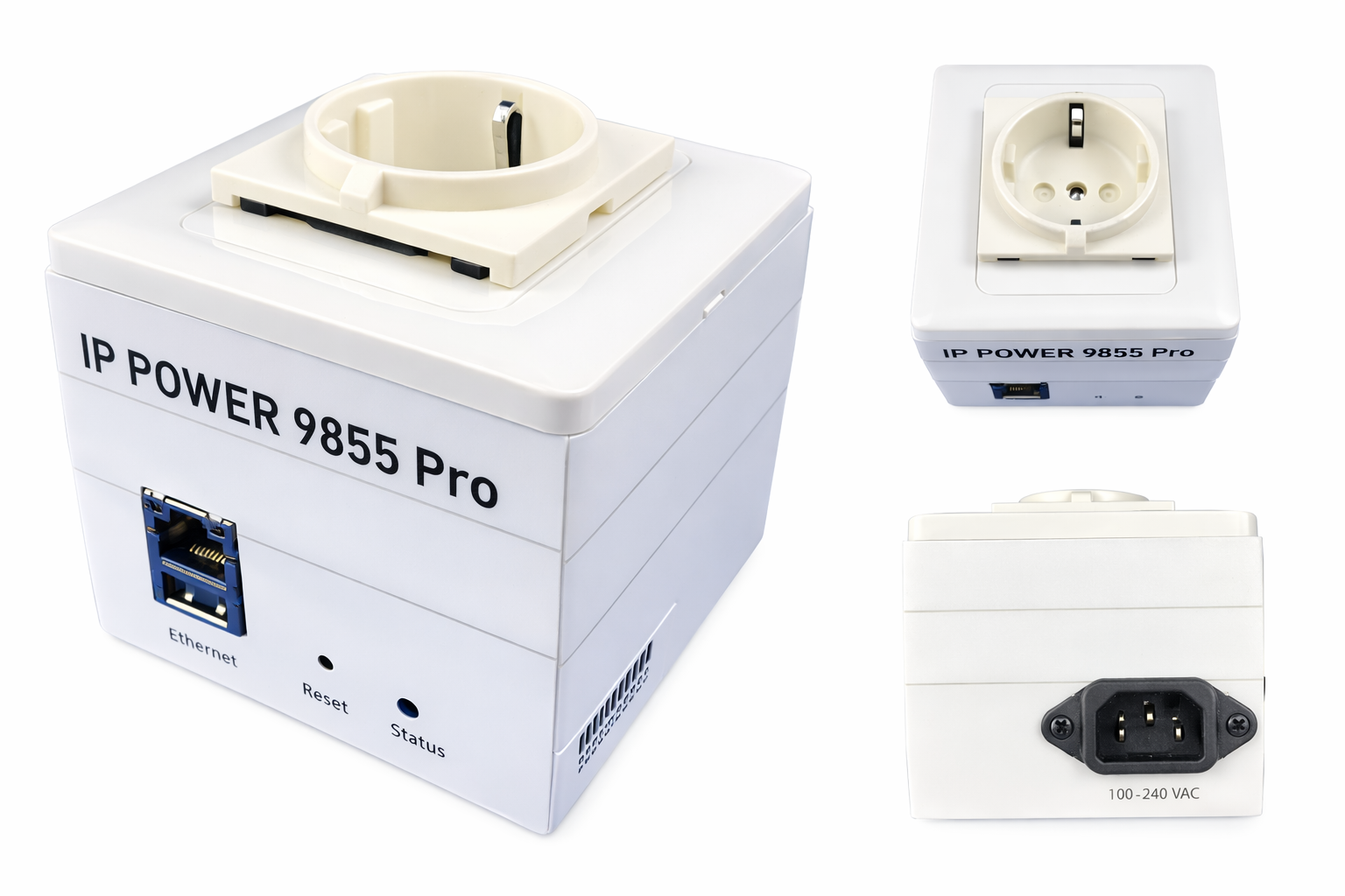 AVIOSYS 9855Pro-GE IP Power Switch (Schuko) – Remote Reboot & Watchdog