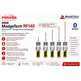 RF140 draadloze datalogger voor hoge temperaturen met Bluetooth