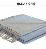 Brun de vian-Tiran   ( La manufacture des fibres nobles depuis 1808 ) Chandigarh plaid cashmere 140/180 cm