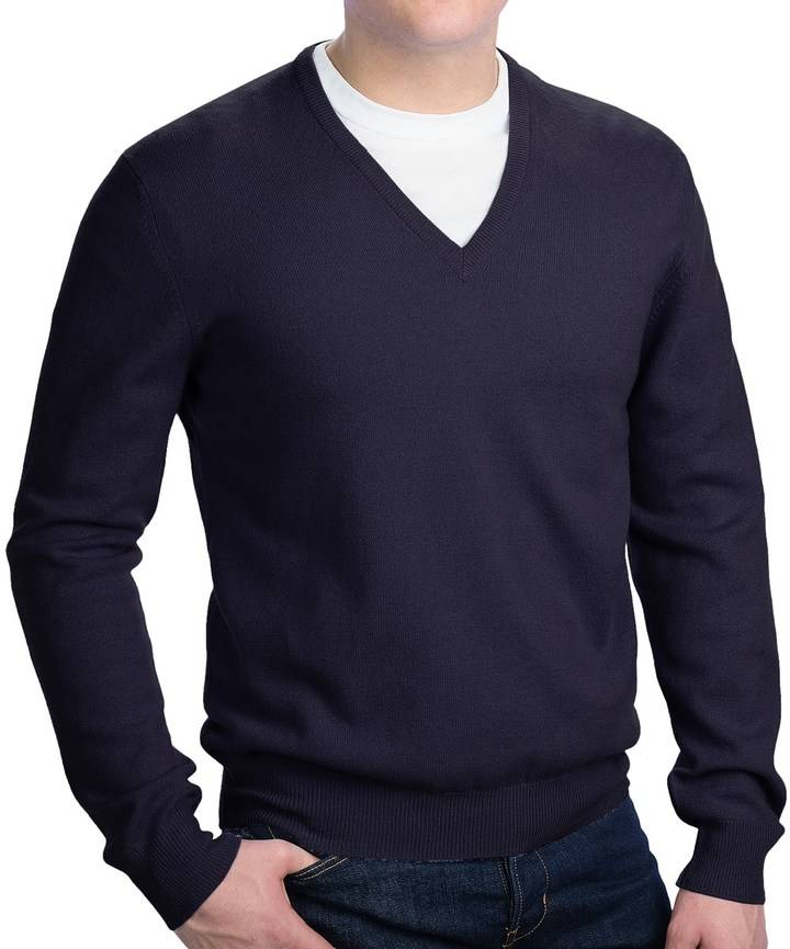 Piet Nollet Pullover Extra Fijne Merino Wol  /  Navy