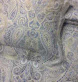 Piet Nollet Meter Kami, for bed linen, curtain linen, tablecloths or decorative linen, 100% cotton (Cashmere design) drawing (Egyptian cotton 300 thread counts)