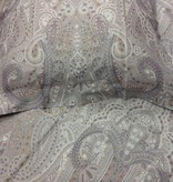 Piet Nollet Tissu au mètre Kami, pour linge de lit, linge de rideau, linge de table ou linge de décoration, 100% coton (dessin cachemire) dessin (coton égyptien 300 fils au pouce carré)