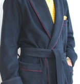 Piet Nollet VESTE D'INTERIEUR :  classique pour HOMME en LAINE/CASHMERE, avec  PASSEPOIL et  doublure  BEMBERG sur les  ÉPAULES