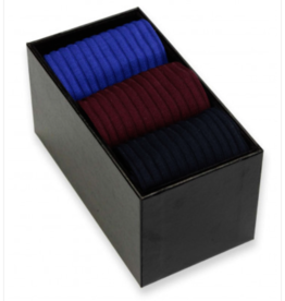 Pantherella Chaussettes Danvers - Fil d'Ecosse - 3 paires dans une boîte Boîte-cadeau "Choisissez vos couleurs"