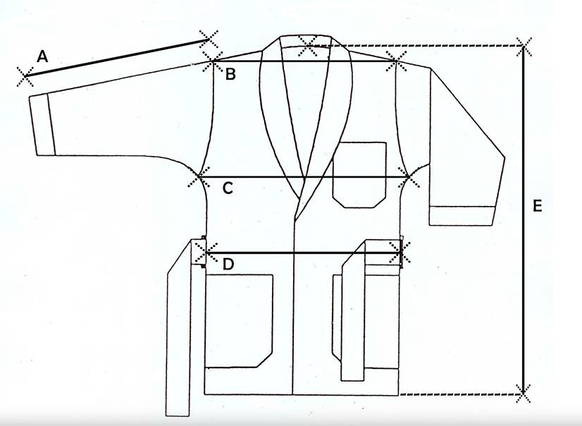 Piet Nollet ROOM JACKET Veste courte en 100% laine avec une douce finition cachemire.